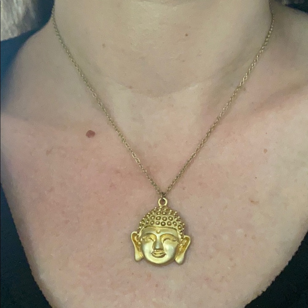 Gold Buddha Necklace